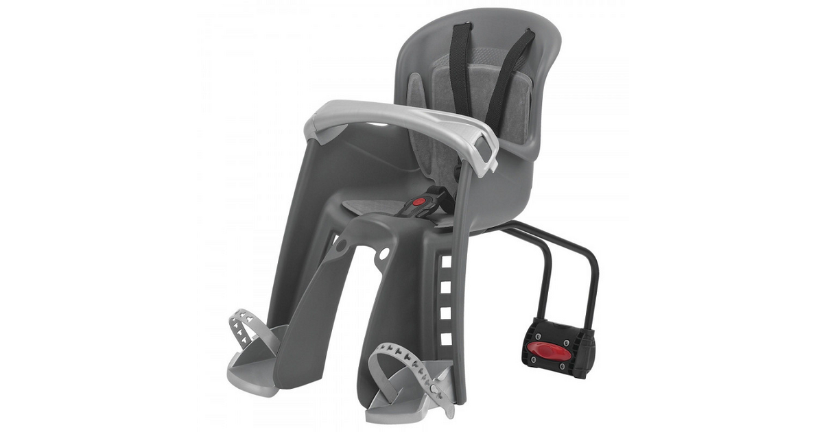 Porte-bébé Vélo Enfant Polisport Bilby Junior – Fixation Sur Direction – Gris – Neuf